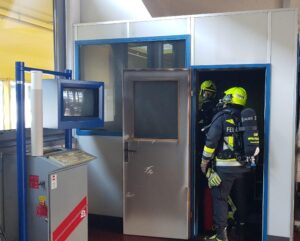 Brand in Berufsschule